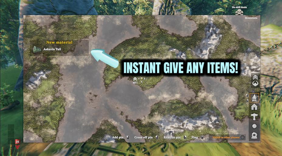 Valheim — Odin's Shop (Give Items) (screenshot 1)